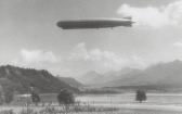 Graf Zeppelin überm Faakersee - Drobollach am Faaker See - alte historische Fotos Ansichten Bilder Aufnahmen Ansichtskarten 