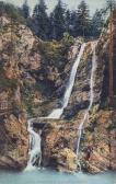 Tarvis, Wasserfall in der Schlitza-Schlucht - Udine - alte historische Fotos Ansichten Bilder Aufnahmen Ansichtskarten 