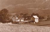 Drobollach, Anwesen Bernold mit Blick nach Süden - Drobollach am Faaker See - alte historische Fotos Ansichten Bilder Aufnahmen Ansichtskarten 