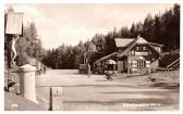 Katschberghöhe mit Grenzstein Kärnten-Salzburg - Spittal an der Drau - alte historische Fotos Ansichten Bilder Aufnahmen Ansichtskarten 