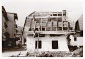 Drobollach, Abtrag Haus Pirker-Mischölitsch Hube - Drobollach am Faaker See - alte historische Fotos Ansichten Bilder Aufnahmen Ansichtskarten 