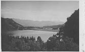 Aussicht von der Villa Caritas (Kanzelhof) - Treffen am Ossiacher See - alte historische Fotos Ansichten Bilder Aufnahmen Ansichtskarten 