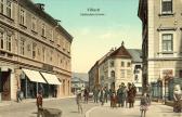 Hotels in der Bahnhofstraße, um 1900 - Villach - alte historische Fotos Ansichten Bilder Aufnahmen Ansichtskarten 
