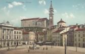 Pian, Piazza Tartini - Küsten- und Karstgebiet (Obalno-kraška) - alte historische Fotos Ansichten Bilder Aufnahmen Ansichtskarten 