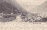 Franzensfeste, Bahnhof und Ortsansicht - Italien - alte historische Fotos Ansichten Bilder Aufnahmen Ansichtskarten 