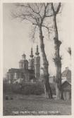 Kreuzkirche vom linken Drauufer - Villach - alte historische Fotos Ansichten Bilder Aufnahmen Ansichtskarten 