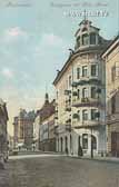 Burggasse mit Hotel Moser - Klagenfurt(Stadt) - alte historische Fotos Ansichten Bilder Aufnahmen Ansichtskarten 