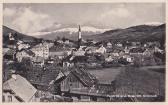 Blick aus Südost von Anhöhe Hauptschule - Kärnten - alte historische Fotos Ansichten Bilder Aufnahmen Ansichtskarten 