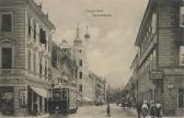 Klagenfurt Bahnhofstrasse - Innere Stadt  (3. Bez) - alte historische Fotos Ansichten Bilder Aufnahmen Ansichtskarten 