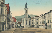 Weyer a. d. Enns - Marktplatz - alte historische Fotos Ansichten Bilder Aufnahmen Ansichtskarten 