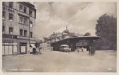 Villach Busbahnhof am Hans Gasser Platz - Oesterreich - alte historische Fotos Ansichten Bilder Aufnahmen Ansichtskarten 