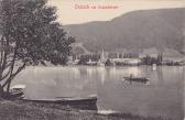 Ossiach, Blick von Bodensdorf über den Ossichersee - Feldkirchen - alte historische Fotos Ansichten Bilder Aufnahmen Ansichtskarten 