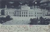 Wien, K.K. Hofburg Theater - Mondscheinkarte - Wien - alte historische Fotos Ansichten Bilder Aufnahmen Ansichtskarten 