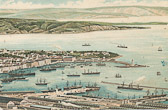 Hafen von Triest - alte historische Fotos Ansichten Bilder Aufnahmen Ansichtskarten 