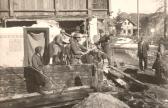 Bernolds Gasthof - Abbruch Scheune - Drobollach am Faaker See - alte historische Fotos Ansichten Bilder Aufnahmen Ansichtskarten 