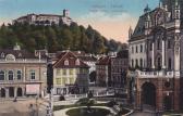 Laibach, Landesburg  - Zentralslowenien (Osrednjeslovenska) - alte historische Fotos Ansichten Bilder Aufnahmen Ansichtskarten 