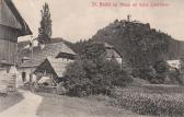 Villach, St. Andrä mit Ruine Landskron - Kärnten - alte historische Fotos Ansichten Bilder Aufnahmen Ansichtskarten 