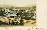 Bahnhof in Feldkirchen - Feldkirchen in Kärnten - alte historische Fotos Ansichten Bilder Aufnahmen Ansichtskarten 