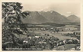 Blick von der Danielkirche - St. Kanzian am Klopeiner See - alte historische Fotos Ansichten Bilder Aufnahmen Ansichtskarten 