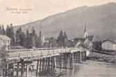 Goisern, Traunbrücke und ewige Wand - Oberösterreich - alte historische Fotos Ansichten Bilder Aufnahmen Ansichtskarten 