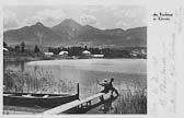 Faakersee - Egger Bucht - Villach - alte historische Fotos Ansichten Bilder Aufnahmen Ansichtskarten 