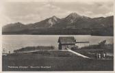 Bernold's erstes Boots und Badehaus - Drobollach am Faaker See - alte historische Fotos Ansichten Bilder Aufnahmen Ansichtskarten 