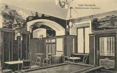 Klagenfurt Bahnhofstraße, Gastraum Cafe Schiberth  - Klagenfurt am Wörthersee - alte historische Fotos Ansichten Bilder Aufnahmen Ansichtskarten 