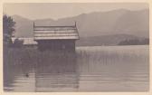 Egg am See, Boots - und Badehaus - Egg am Faaker See - alte historische Fotos Ansichten Bilder Aufnahmen Ansichtskarten 
