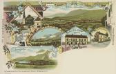 6 Bild Litho Karte St. Stefan im Gaithal - Vorderberg - alte historische Fotos Ansichten Bilder Aufnahmen Ansichtskarten 