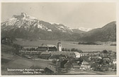 Mondsee mit Schafbergspitze - Mondsee - alte historische Fotos Ansichten Bilder Aufnahmen Ansichtskarten 