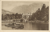 Salzkammergut, Hotel Kreuzstein am Mondsee - Mondsee - alte historische Fotos Ansichten Bilder Aufnahmen Ansichtskarten 