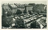 Klagenfurt Benediktinerblatz - Kärnten - alte historische Fotos Ansichten Bilder Aufnahmen Ansichtskarten 