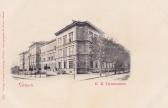 Villach, K.k. Gymnasium Peraustraße - Villach-Innere Stadt - alte historische Fotos Ansichten Bilder Aufnahmen Ansichtskarten 