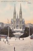 Wien, Votivkirche - Wien - alte historische Fotos Ansichten Bilder Aufnahmen Ansichtskarten 