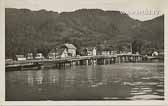 Brücke in Techendorf - Weißensee - alte historische Fotos Ansichten Bilder Aufnahmen Ansichtskarten 