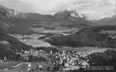 Hermagor - Fernaufnahme - Hermagor-Pressegger See - alte historische Fotos Ansichten Bilder Aufnahmen Ansichtskarten 