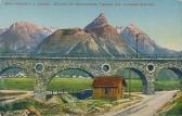 Bahnviadukt bei Loisach - Ehrwald - Reutte - alte historische Fotos Ansichten Bilder Aufnahmen Ansichtskarten 