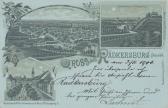 3 Bild Litho - Mondscheinkarte - Radkersburg  - alte historische Fotos Ansichten Bilder Aufnahmen Ansichtskarten 