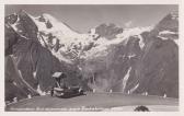 Großglockner Hochalpenstrasse gegen Fuscherkarkopf - Kärnten - alte historische Fotos Ansichten Bilder Aufnahmen Ansichtskarten 