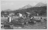 Faakersee - Sandbank - Faak am See - alte historische Fotos Ansichten Bilder Aufnahmen Ansichtskarten 