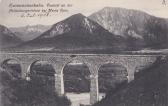 Karawankenbahn, Viadukt an der Hollenburgerlehne  - alte historische Fotos Ansichten Bilder Aufnahmen Ansichtskarten 