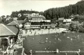 Strandbad und Hotel Aschgan - Egg am Faaker See - alte historische Fotos Ansichten Bilder Aufnahmen Ansichtskarten 