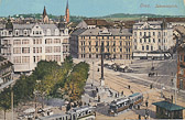 Graz - Jakominiplatz - Oesterreich - alte historische Fotos Ansichten Bilder Aufnahmen Ansichtskarten 