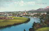Blick von Villach St. Martin zur Eisenbahnbrücke - Kärnten - alte historische Fotos Ansichten Bilder Aufnahmen Ansichtskarten 