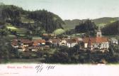 Metnitz - Ortsansicht von Süden - Europa - alte historische Fotos Ansichten Bilder Aufnahmen Ansichtskarten 