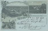 3 Bild Litho - Mondscheinkarte - Radkersburg  - Oesterreich - alte historische Fotos Ansichten Bilder Aufnahmen Ansichtskarten 