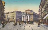 Triest, Piazza della Borsa - Europa - alte historische Fotos Ansichten Bilder Aufnahmen Ansichtskarten 