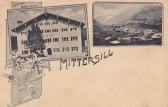 2 Bild Litho Karte - Mittersill - Europa - alte historische Fotos Ansichten Bilder Aufnahmen Ansichtskarten 