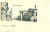 Wien, Reichsratsstraße mit Reichsratsgebäude - Europa - alte historische Fotos Ansichten Bilder Aufnahmen Ansichtskarten 