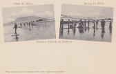 2 Bild Karte - Drobollach Reinanken Fischerei - Europa - alte historische Fotos Ansichten Bilder Aufnahmen Ansichtskarten 